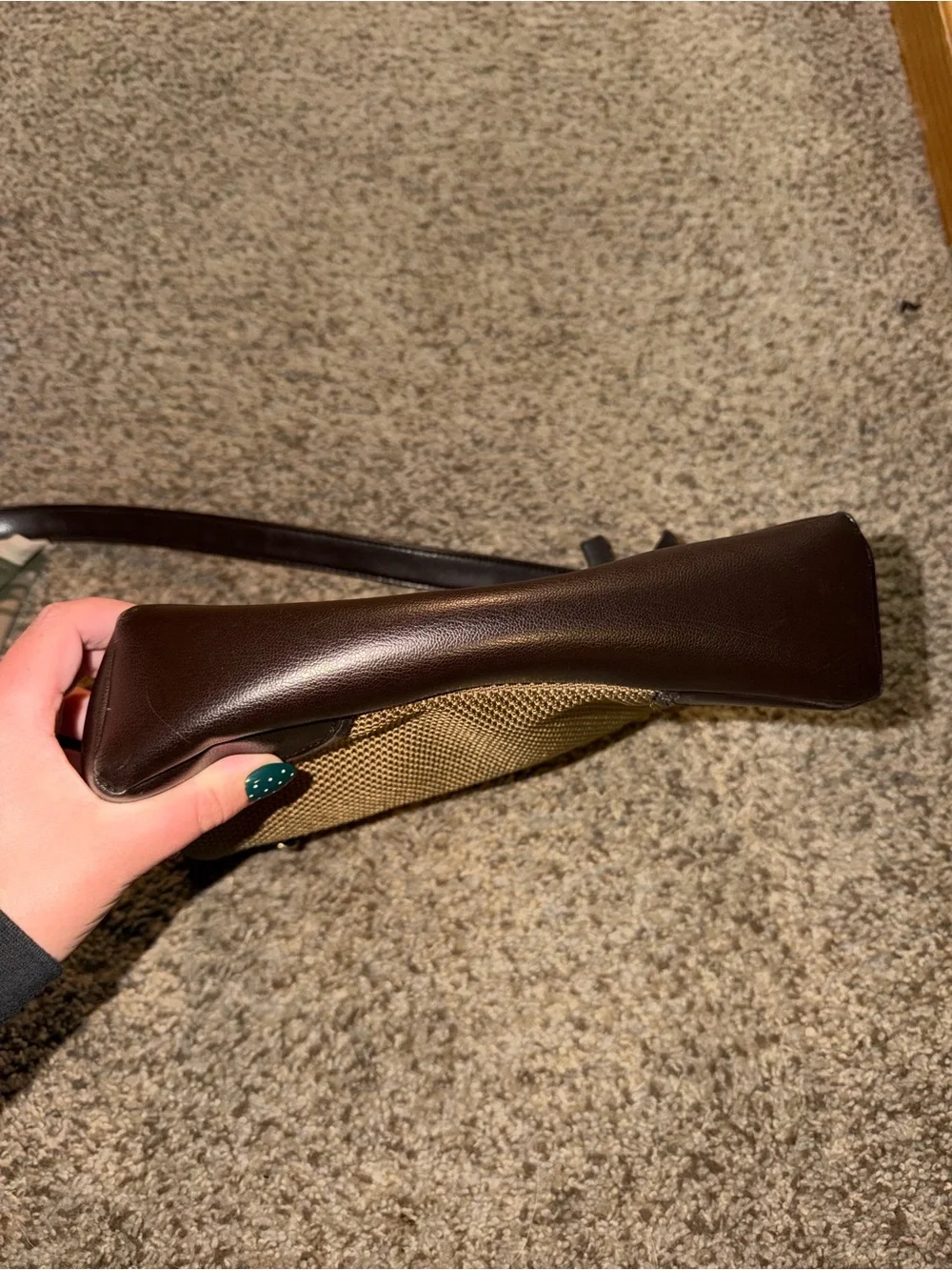 The Sak Brown and Dark Brown Crossbody Bag